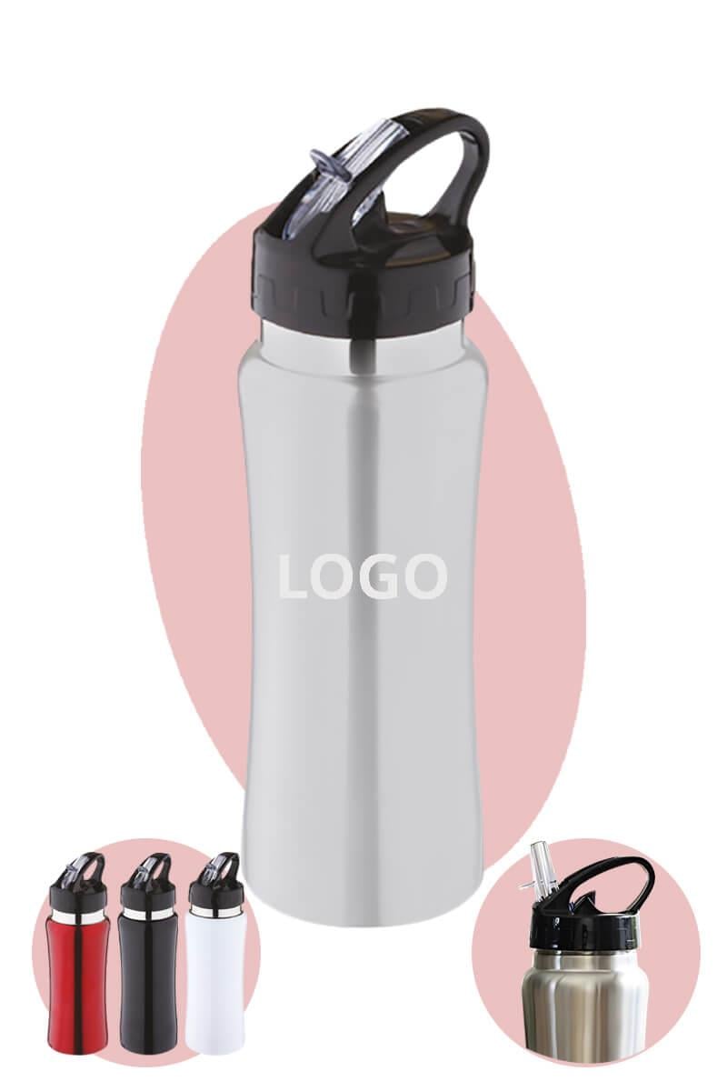 Promosyon Logo Baskılı 500ml Emzikli Çelik Matara 2553-PETK