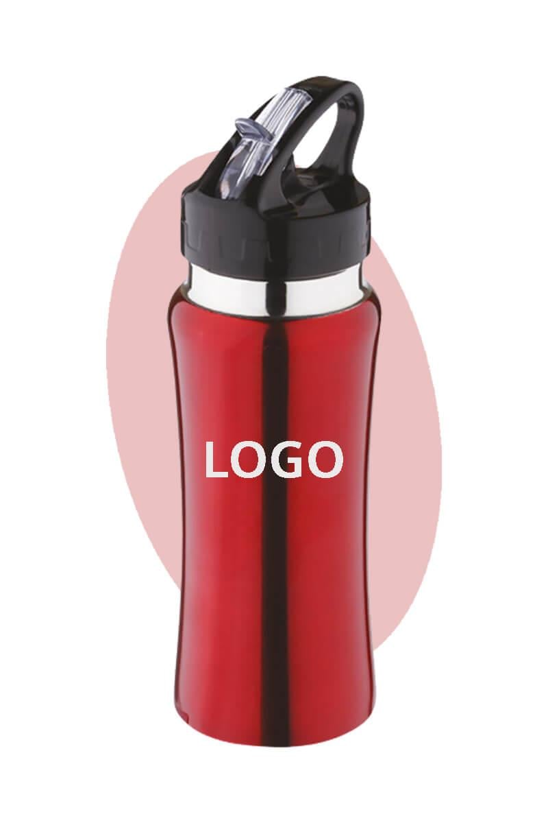 Promosyon Logo Baskılı 500ml Emzikli Çelik Matara 2553-PETK