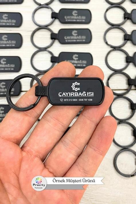 Promosyon Metal Dikdörtgen Anahtarlık 0804-PETK