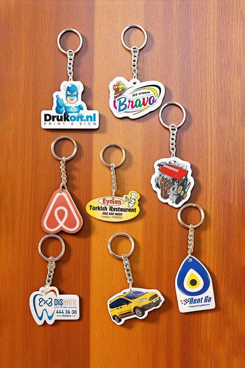 Özel Kesim Promosyon Deri Anahtarlık