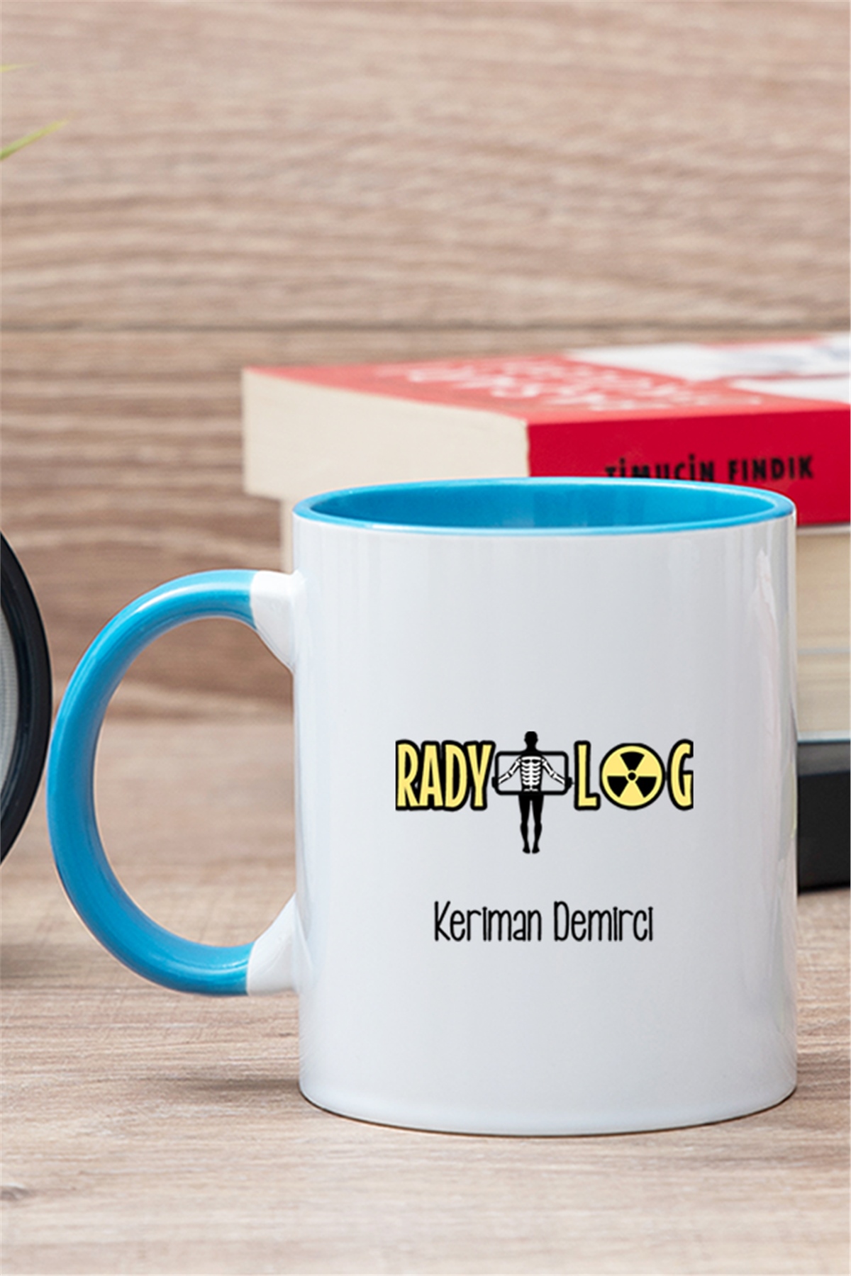 Radyolog İçi Renkli Kupa Bardak