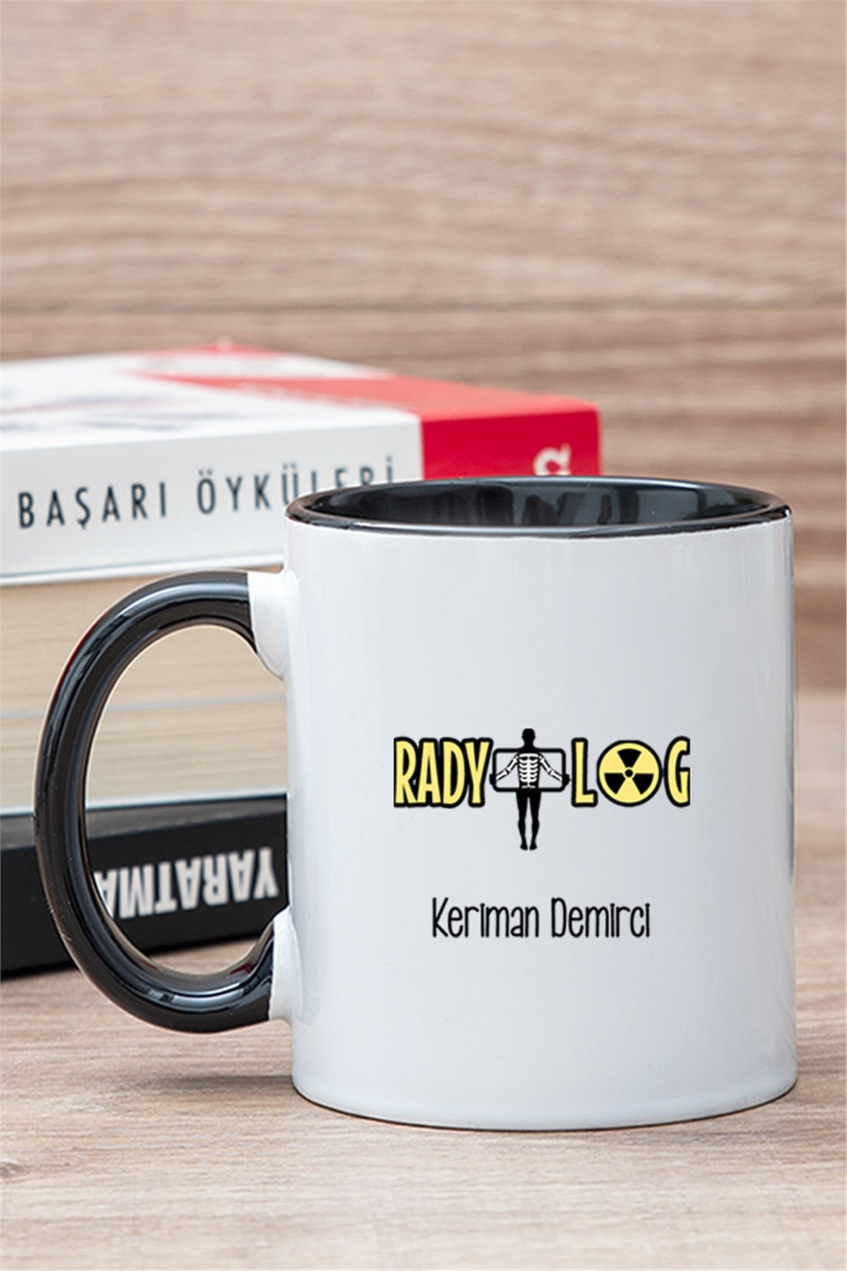 Radyolog İçi Renkli Kupa Bardak