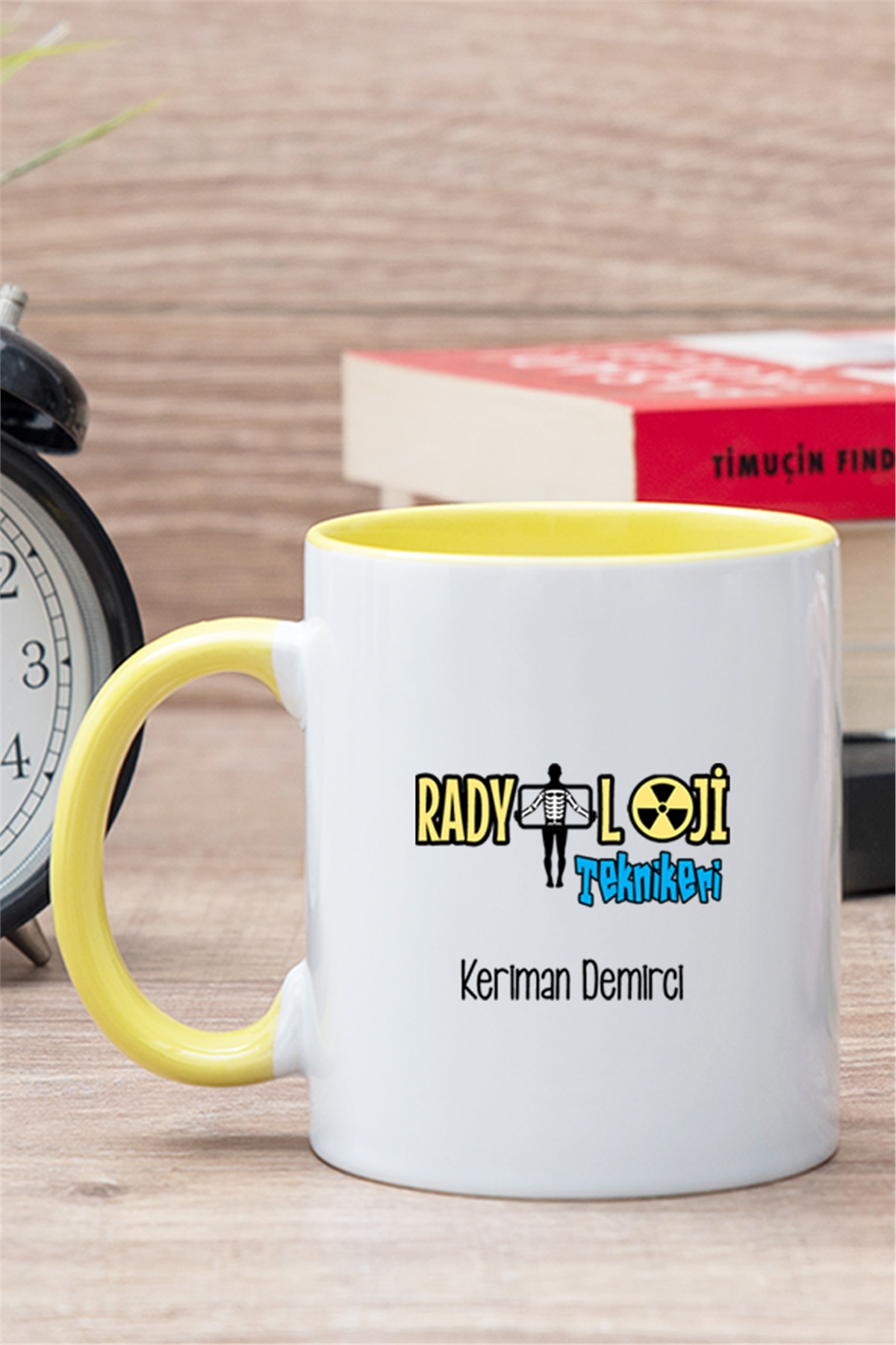 Radyoloji Teknikeri İçi Renkli Kupa Bardak