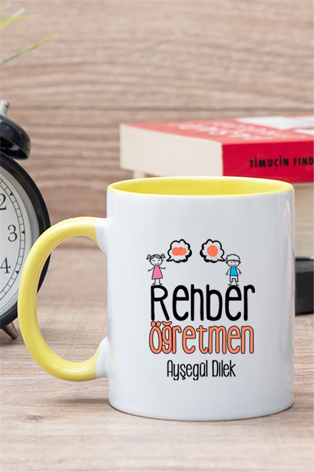Rehber Öğretmen İçi Renkli Kupa Bardak