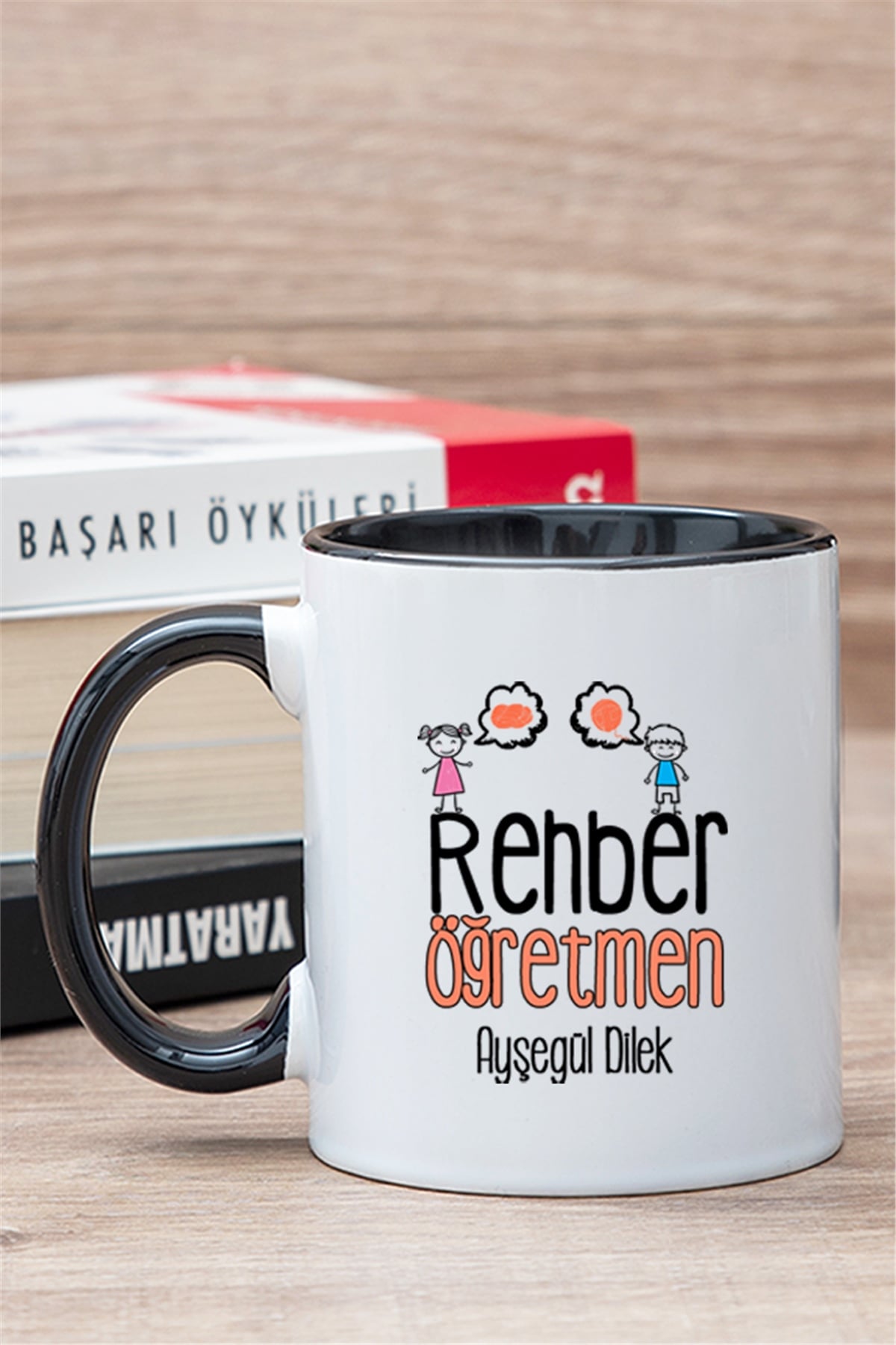 Rehber Öğretmen İçi Renkli Kupa Bardak