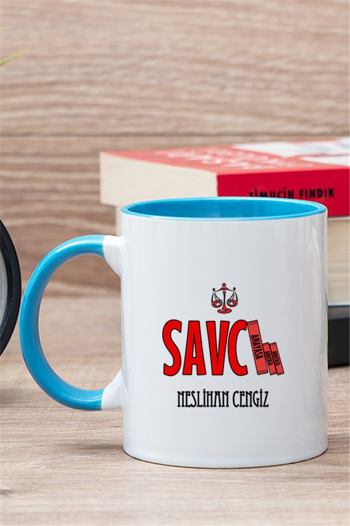 Savcı İçi Renkli Kupa Bardak