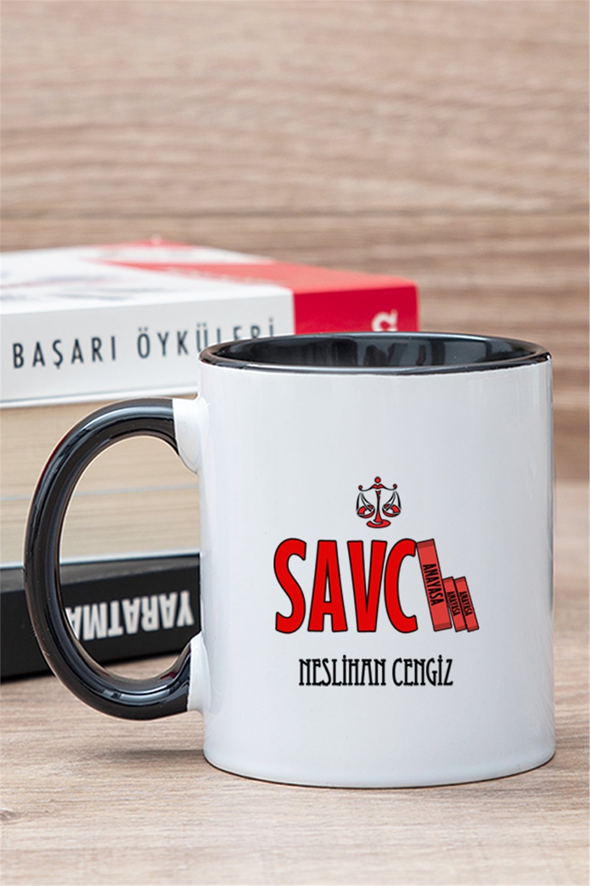 Savcı İçi Renkli Kupa Bardak