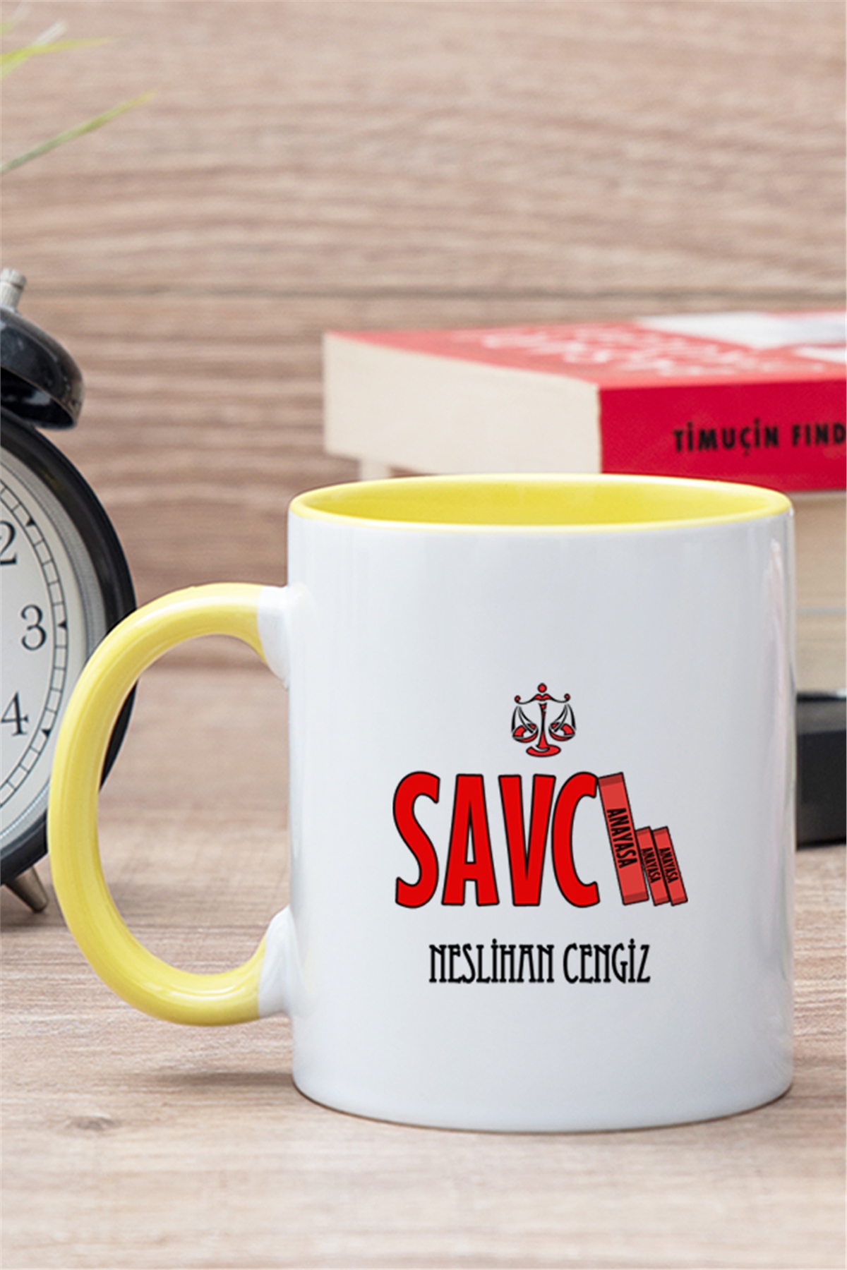 Savcı İçi Renkli Kupa Bardak