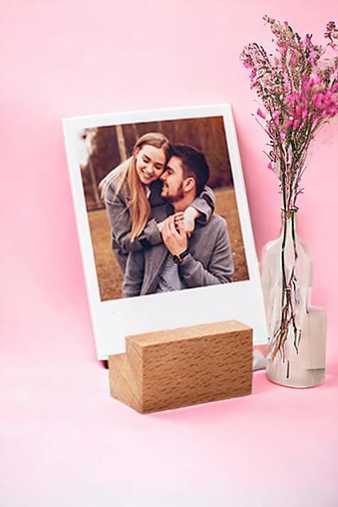 Sevgiliye Hediye Fotoğraflı Kupa Bardak Peluş Ayı ve Polaroid Fotoğraf Seti