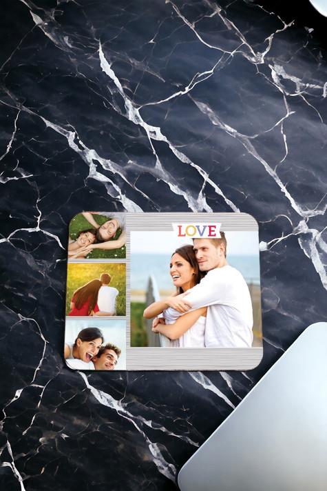 Sevgiliye Yeni İş Hediyesi Fotoğraflı Mouse Pad