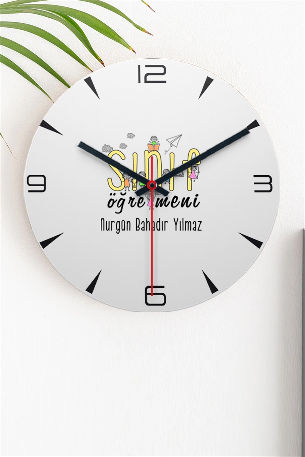 Sınıf Öğretmenine Öğretmenler Günü Hediyesi Duvar Saati