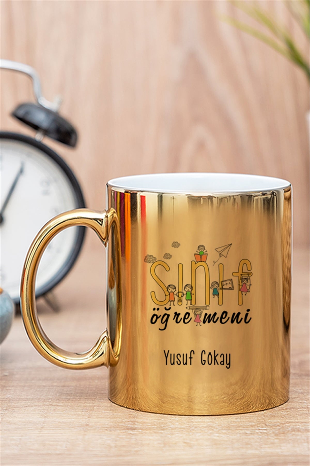 Sınıf Öğretmeni Gold - Silver Kupa Bardak