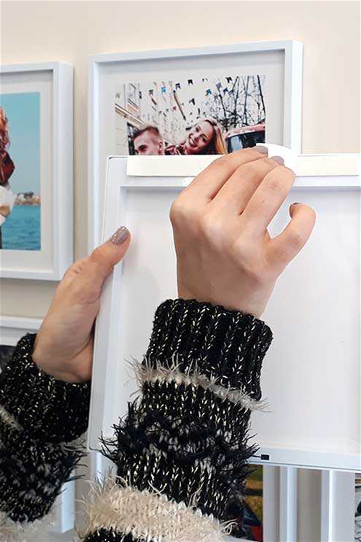 Sök Tak 3lü Beyaz Kare Çerçeve