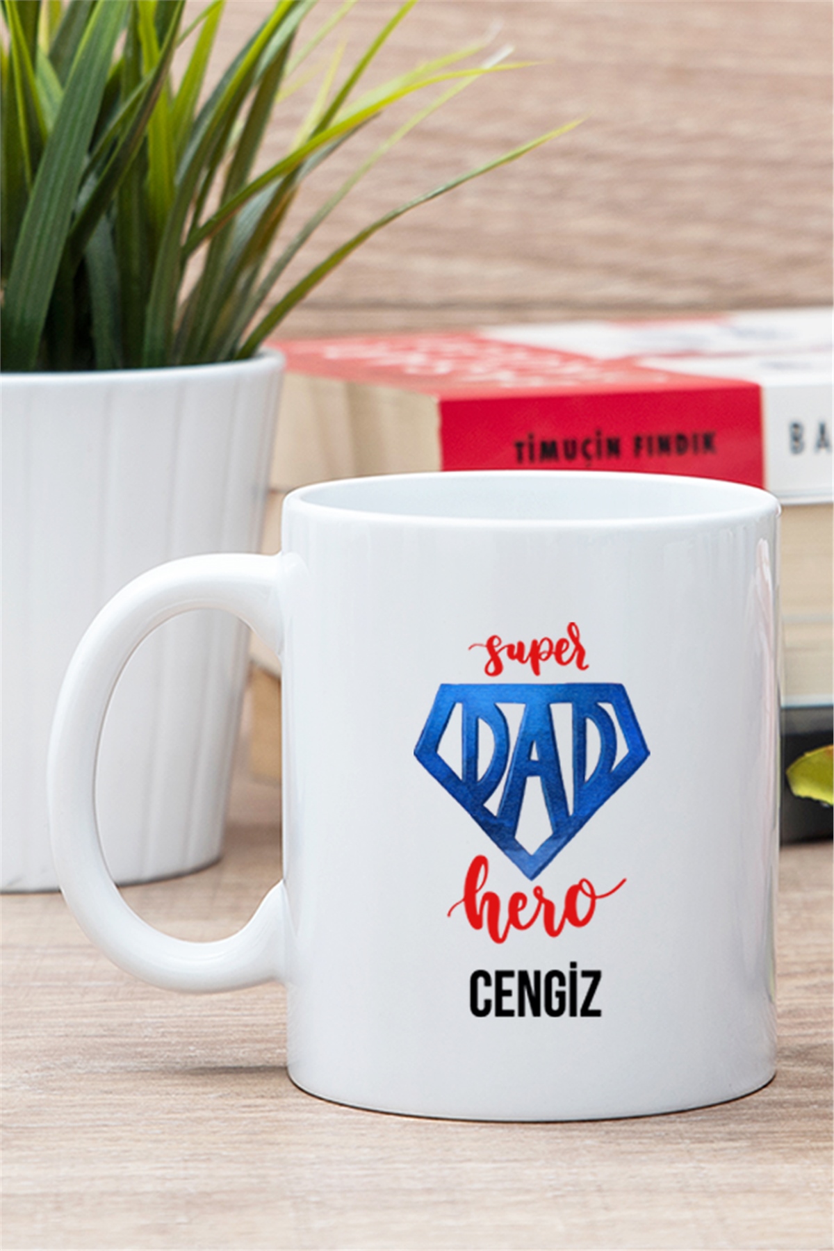 Super Dad Babaya Hediye Beyaz Kupa Bardak