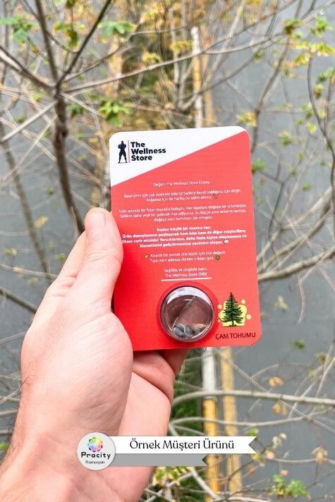 Tohumlu Tanıtım Kartı 12 cm x 8 cm TTK-002