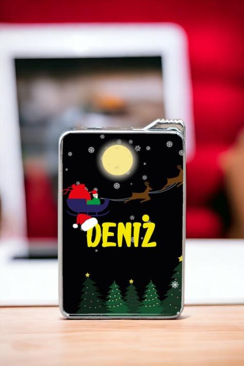 Yılbaşı Tasarımlı İsme Özel Yeni Yıl Hediyesi Çakmak