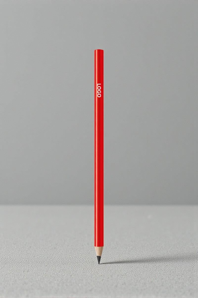 Yuvarlak Kırmızı Kurşun Kalem 5812250-PETK