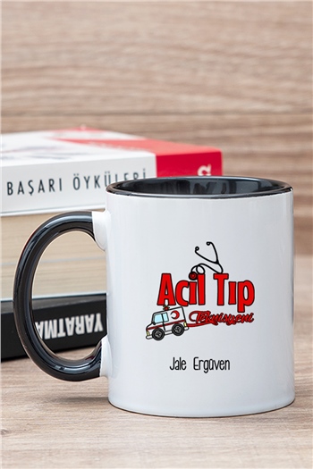 Kişiye Özel İsim Yazılı ATT Renkli Kupa Bardak