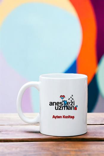 Anestezi Uzmanına Hediye Beyaz Kupa Bardak