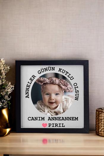 Anneanneye Hediye Fotoğraflı Kare Çerçeve