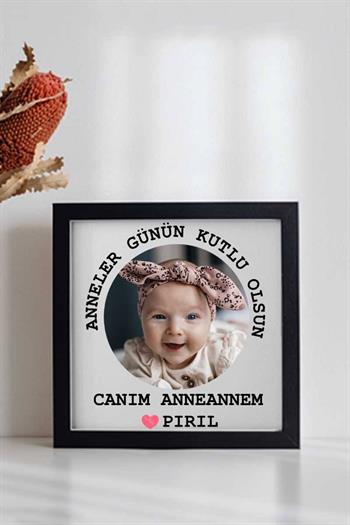 Anneanneye Hediye Fotoğraflı Kare Çerçeve
