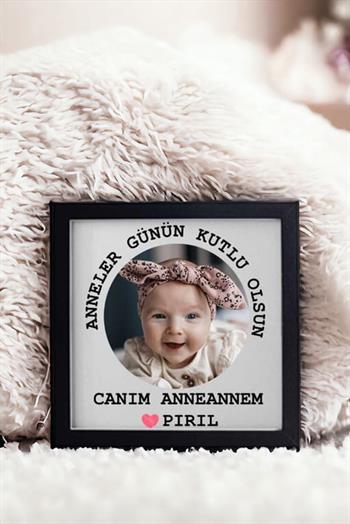 Anneanneye Hediye Fotoğraflı Kare Çerçeve