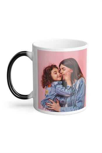 Anneler Günü Hediyesi Fotoğraf Baskılı Sihirli Kupa Bardak