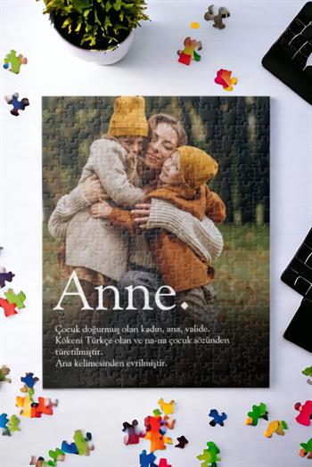 Anneye Anlamlı Anneler Günü Hediyesi Fotoğraflı Puzzle