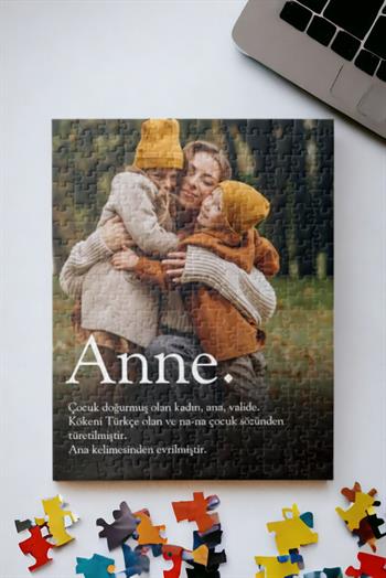 Anneye Anlamlı Anneler Günü Hediyesi Fotoğraflı Puzzle