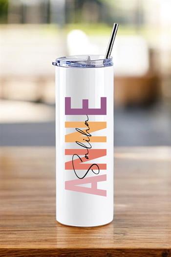 Anneye Hediye Kişiye Özel Çelik Termos Bardak