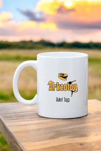 Arkeologlara Hediye Beyaz Kupa Bardak