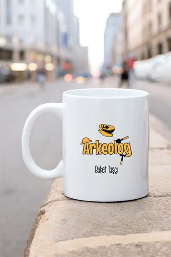 Arkeologlara Hediye Beyaz Kupa Bardak