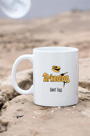 Arkeologlara Hediye Beyaz Kupa Bardak