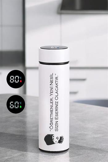 Atatürk Temalı Öğretmenler Günü Hediyesi Termos