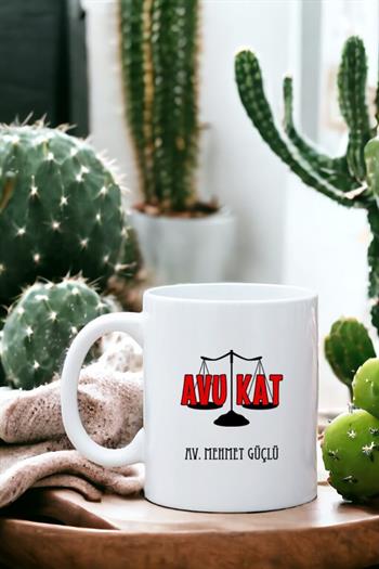 Avukata Hediye Beyaz Kupa Bardak