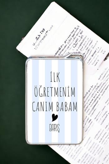 Babaya Öğretmenler Günü Hediyesi İsimli Çakmak