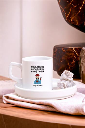 Bak Kendime De Kahve Yaptım Concept Türk Kahvesi Fincanı