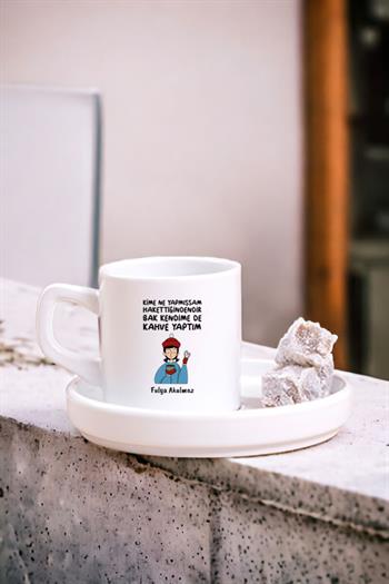 Bak Kendime De Kahve Yaptım Concept Türk Kahvesi Fincanı