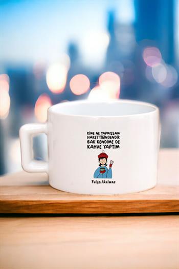 Bak Kendime De Kahve Yaptım Fincan