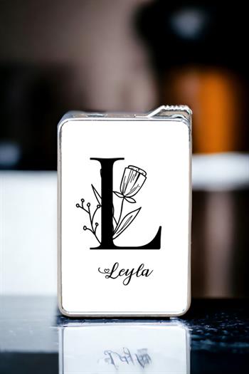 Baş Harfli Çiçek Tasarım Çakmak