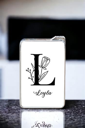 Baş Harfli Çiçek Tasarım Çakmak