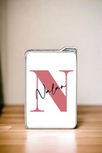 Baş Harfli Üzeri İsim Yazılı Çakmak