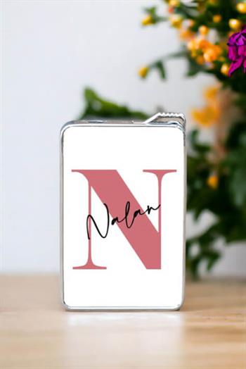 Baş Harfli Üzeri İsim Yazılı Çakmak