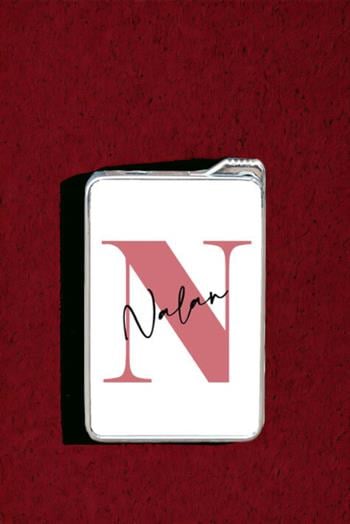 Baş Harfli Üzeri İsim Yazılı Çakmak