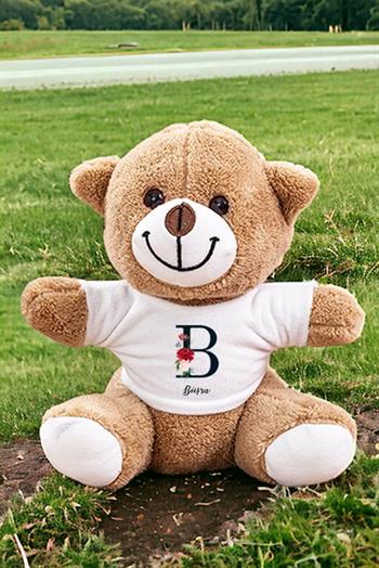 Baş Harfli ve İsimli Peluş Ayıcık