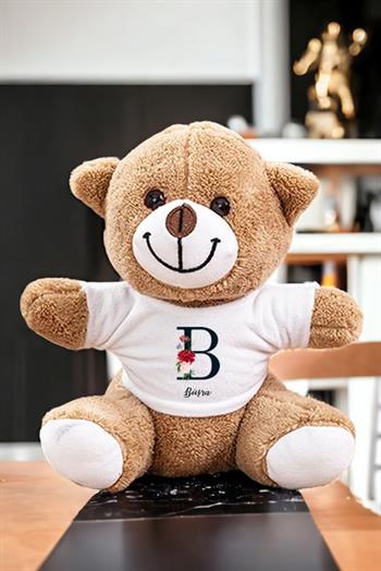 Baş Harfli ve İsimli Peluş Ayıcık