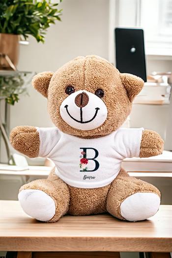 Baş Harfli ve İsimli Peluş Ayıcık
