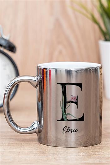 Anneler Günü Hediyesi İsim Yazılı Gold - Silver Kupa Bardak