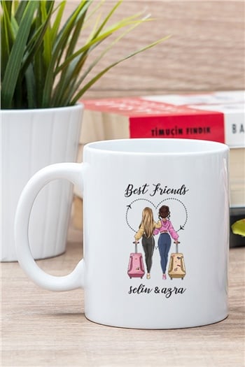 Best Friends Beyaz Kupa Bardak