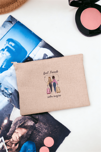 Best Friends Keten Bez El Çantası